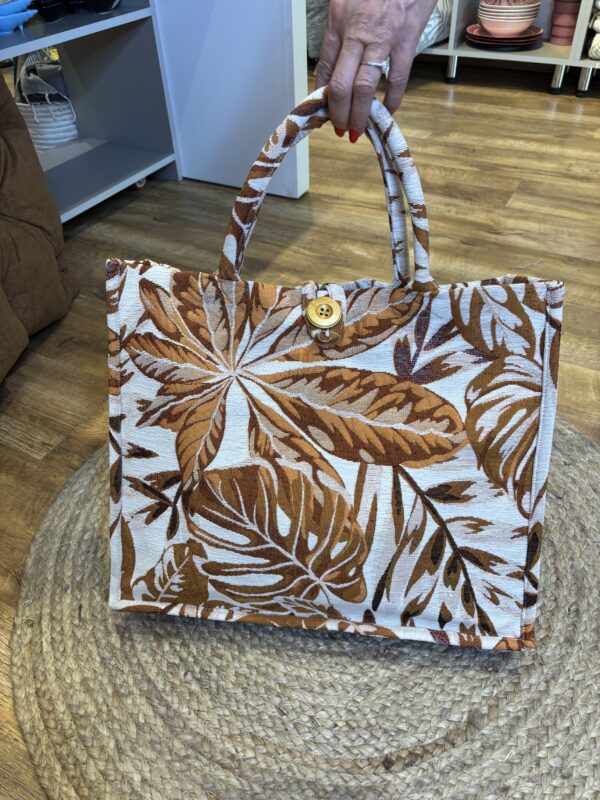 Sac en coton tissé tropical
