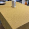 Nappe jaune moutarde