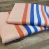Fouta de plage saumon