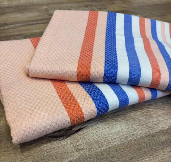 Fouta de plage saumon