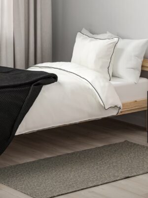 Tapis Ecru/Noir