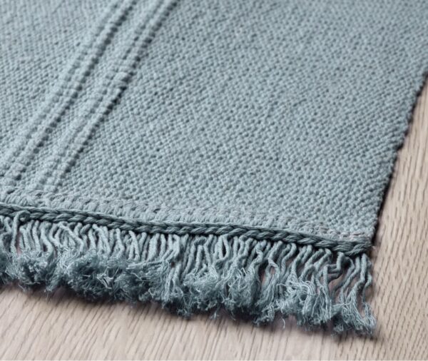Paire Tapis Bleu Clair