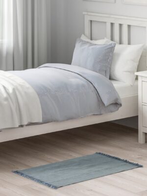 Paire Tapis Bleu Clair