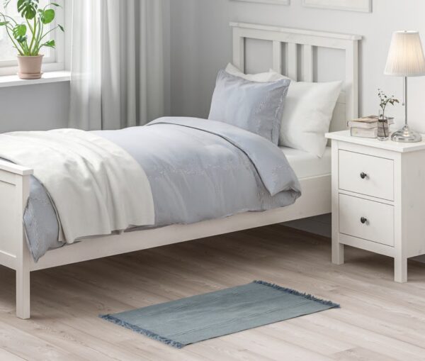 Paire Tapis Bleu Clair