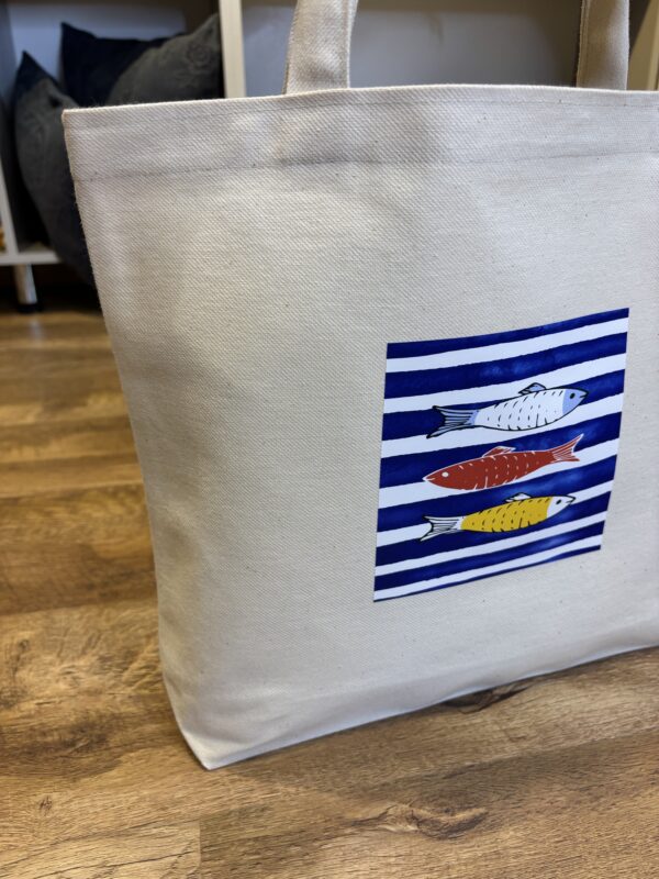 Tote bag poisson
