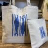 Tote bag ecru poisson
