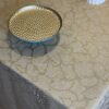 Nappe en lin doré