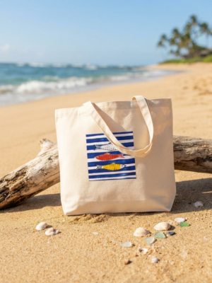 Tote bag poisson