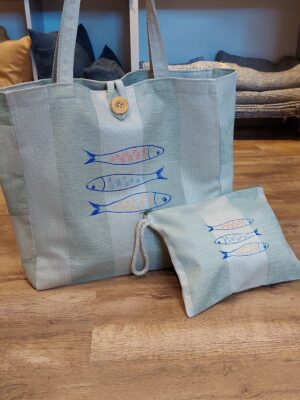 Sac de plage poisson