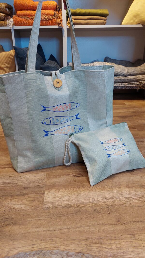 Sac de plage poisson