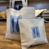 Tote bag ecru poisson