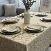 Nappe en lin doré