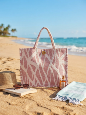 Sac de plage rose