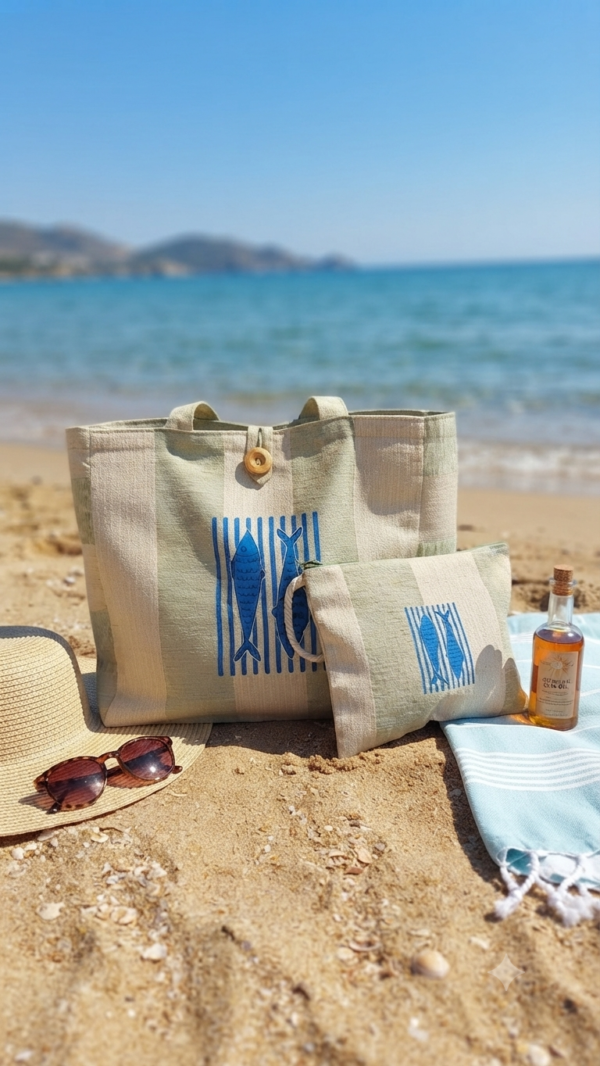 Sac et trousse en Coton