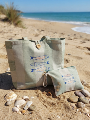 Sac de plage poisson