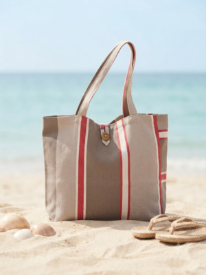 Sac de plage en lin