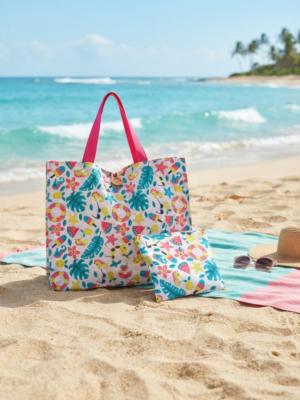 Sac pastèque  avec trousse