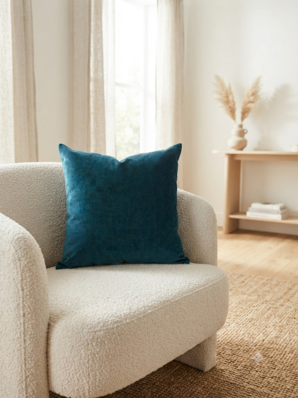 Coussin vert emeraude