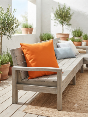 Coussin orange