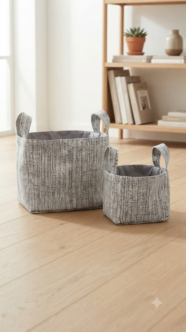 Corbeille de rangement "lot de 2 "