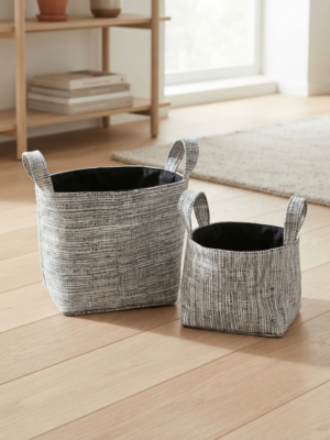 Corbeille de rangement "lot de 2 "