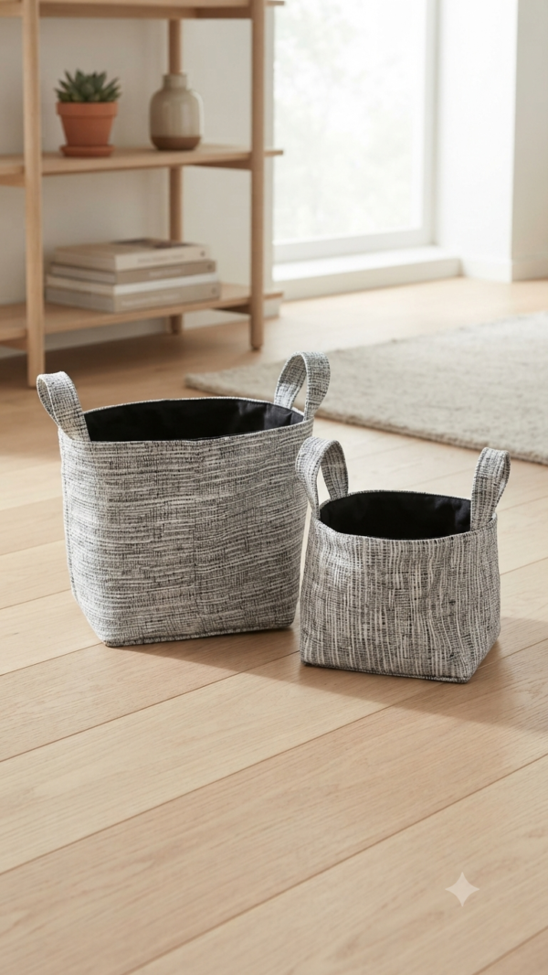Corbeille de rangement "lot de 2 "