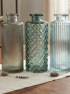 Trio vase vert