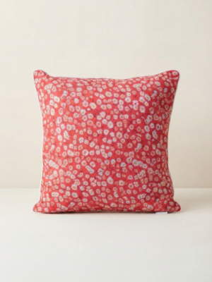 Coussin imprimé floral
