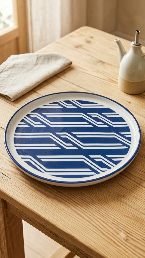 Assiette a gâteaux en céramique