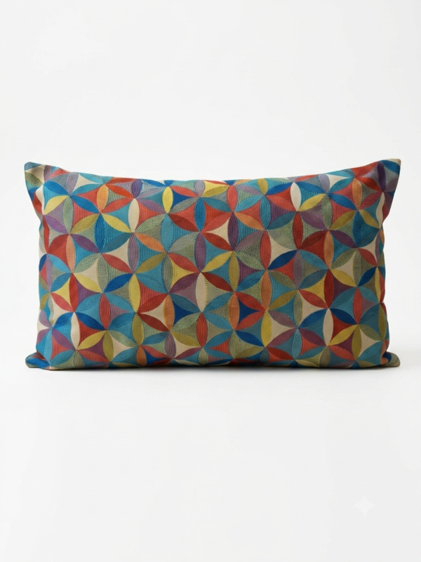 Coussin losange rectangulaire