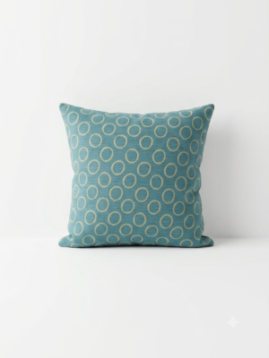 Coussin vert carré