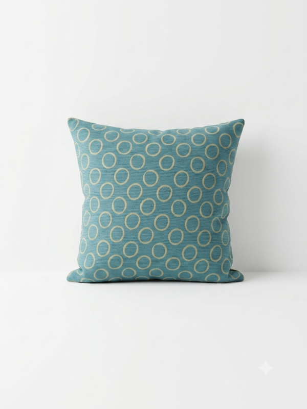 Coussin vert carré