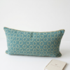 Coussin vert rectangulaire