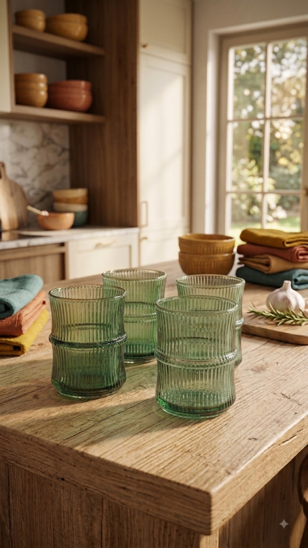 ensemble de 4 verres