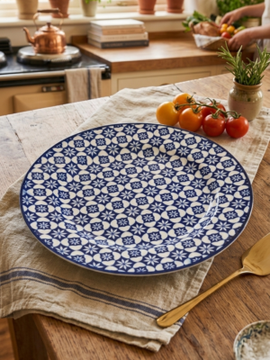 Assiette a fleur 27 cm
