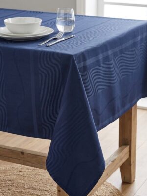 Nappe bleu marine " anti taches "