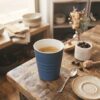 Mug bleu mat