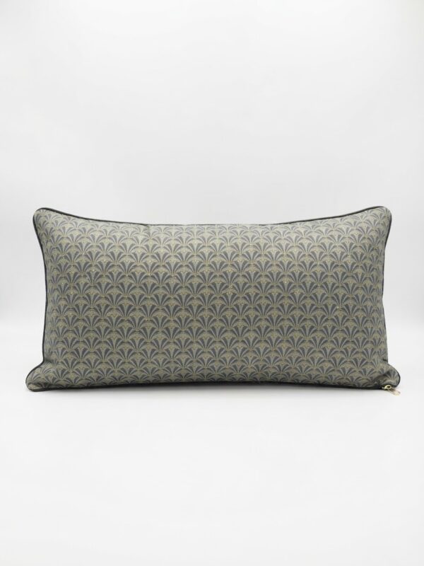 Coussin bleu gris 58 cm