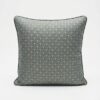 Coussin décoratif bleu vert