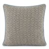 Coussin bleu écru
