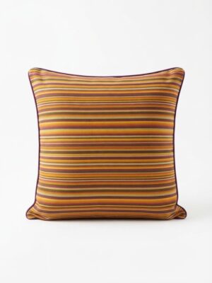 Coussin rayure colorée