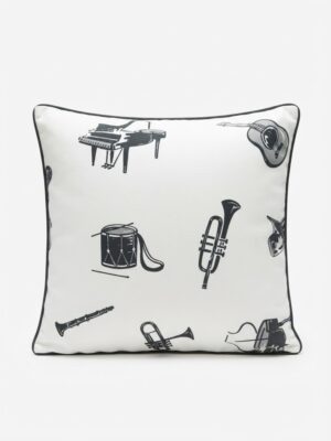 Coussin motif musique