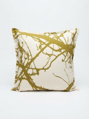 Coussin décoratif motif feuilles