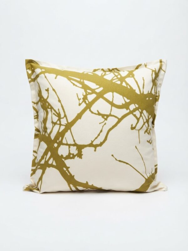 Coussin décoratif motif feuilles